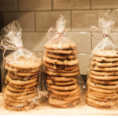 bags of chocolate chip cookies