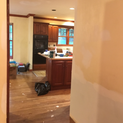 remodeling the kitchen