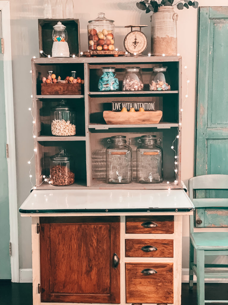 candy and snack cabinet