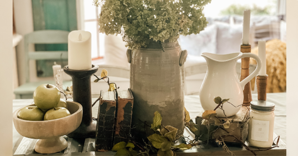 tablescape for late summer